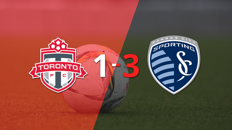 Sporting Kansas City domina a Toronto FC y le gana por 3 a 1