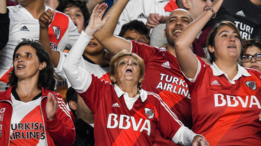 Hinchas de River Plate.