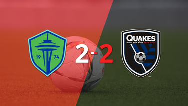 Los dos goles de Jordan Morris no evitaron el empate entre Seattle Sounders y San José Earthquakes