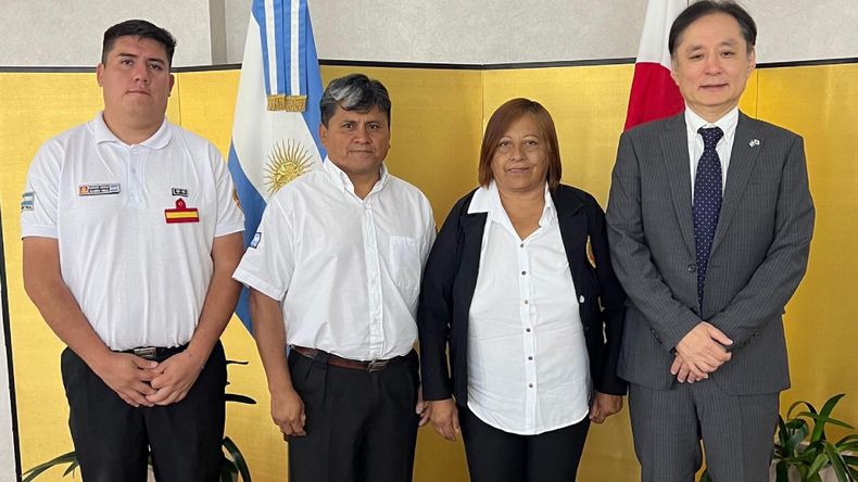 Japón donó una autobomba a los Bomberos Voluntarios de Perico
