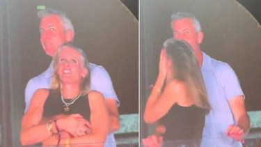¡Quedaron expuestos! Fueron a ver a Coldplay, salieron en la pantalla gigante muy románticos pero eran amantes.  