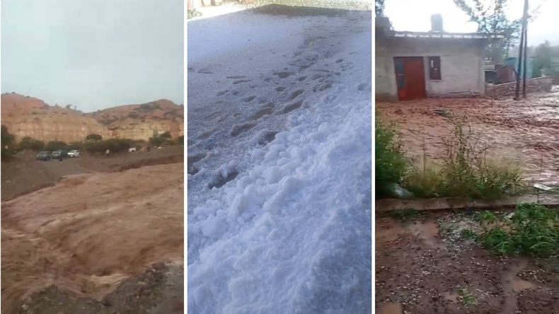 Fuerte temporal se registra en Humahuaca.