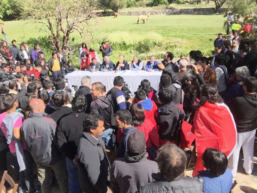 Macri en Purmamarca