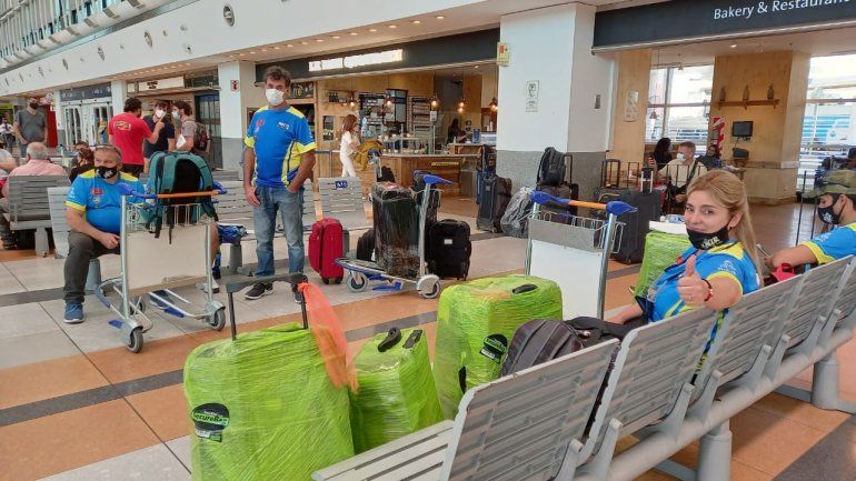 Pilotos varados - foto de Campeones