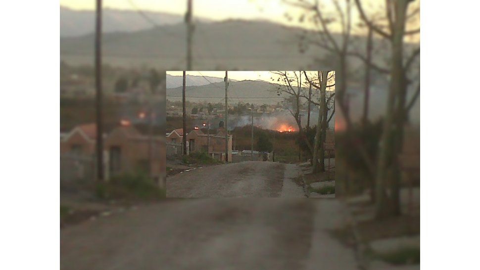 Incendio en Alto Comedero