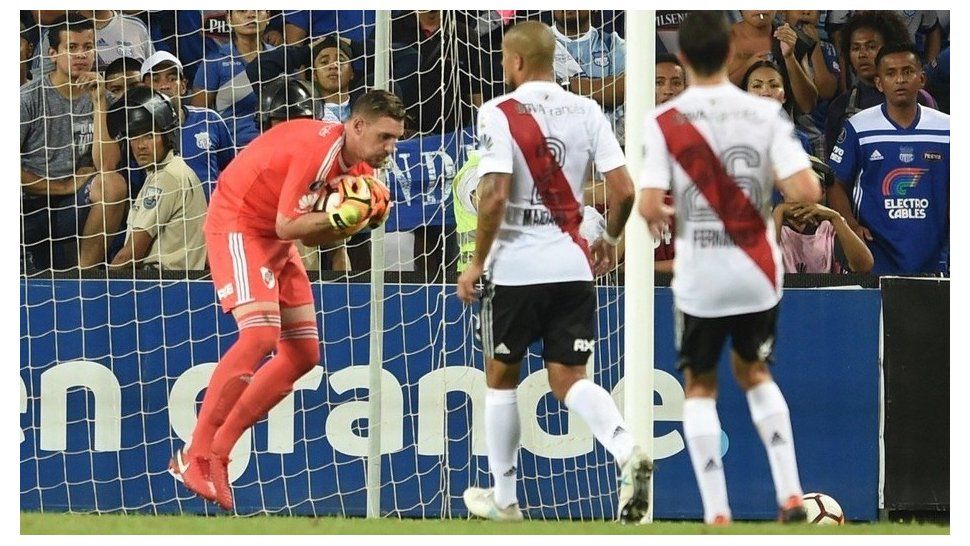River se apoyó en Armani para lograr su primer triunfo en la Copa