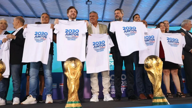 Presentación de la candidatura para el Mundial 2030.