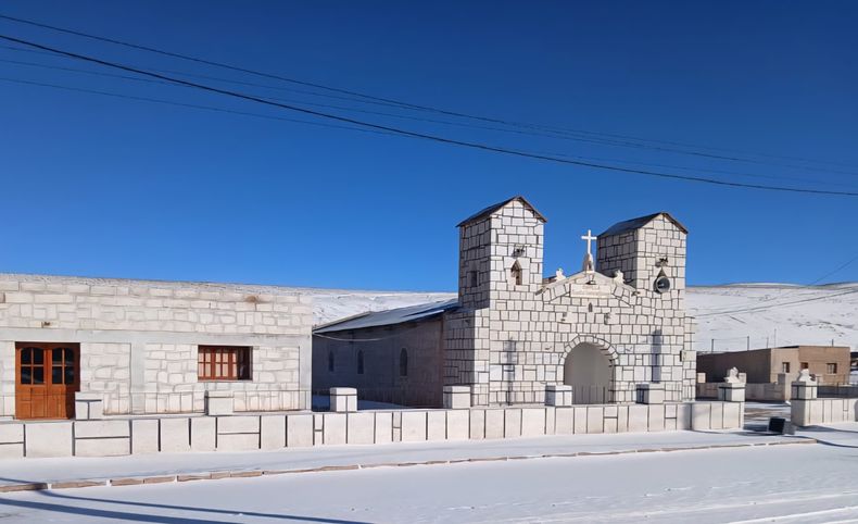 Nieve en la Puna Jujeña Foto: gentileza La Quiaca Al Día