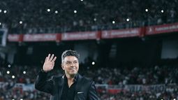 Gallardo ofreció un discurso en la Novena Cena Solidaria de la Fundación River.