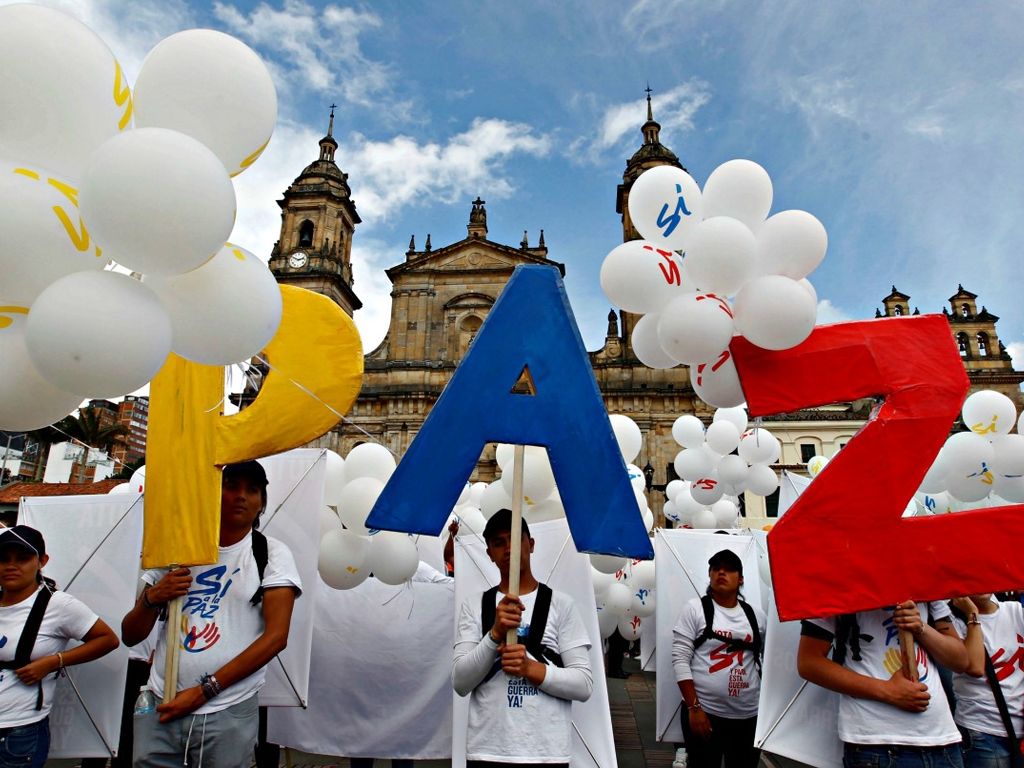 Firmaron la paz en Colombia