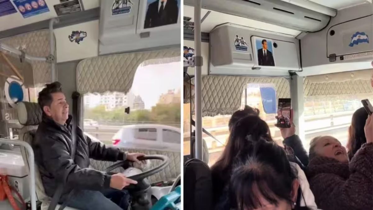 Un chofer de colectivo que canta canciones de Luis Miguel durante el recorrido se viralizó.