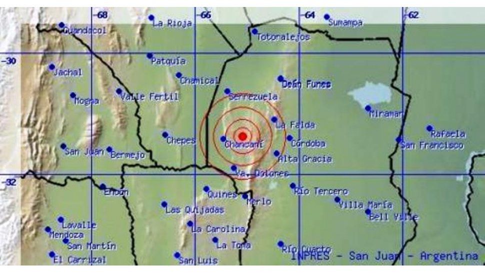 Sismo en Córdoba