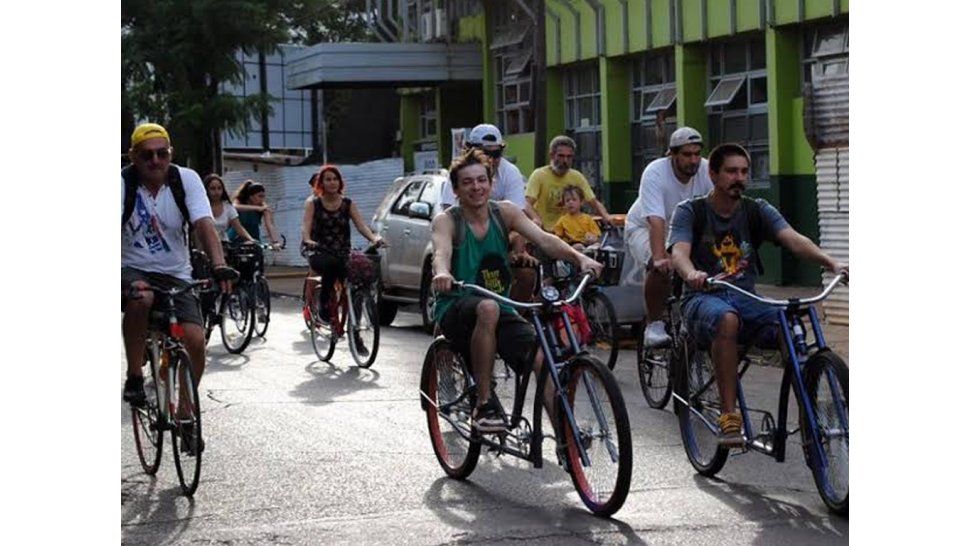 Por las inclemencias del tiempo se suspendió la bicicleteada nocturna