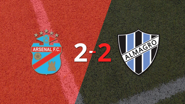 Pese a doblete de Tiziano Dornell, Almagro empató con Arsenal