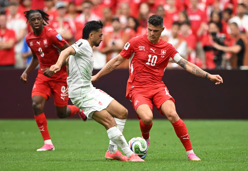 Suiza clasificó en el Grupo B.
