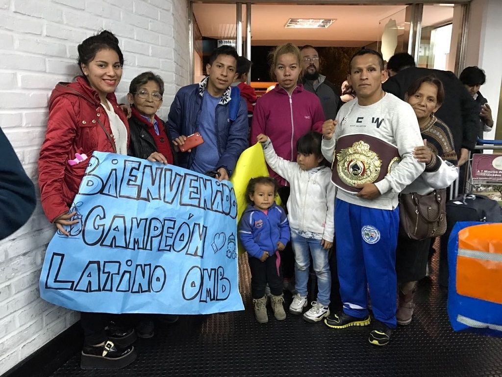 Juan "Harry" Jurado con su familia