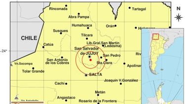 Dónde fue el epicentro del sismo en Jujuy y por qué se sintió tan fuerte Dónde fue el epicentro del sismo en Jujuy y por qué se sintió tan fuerte