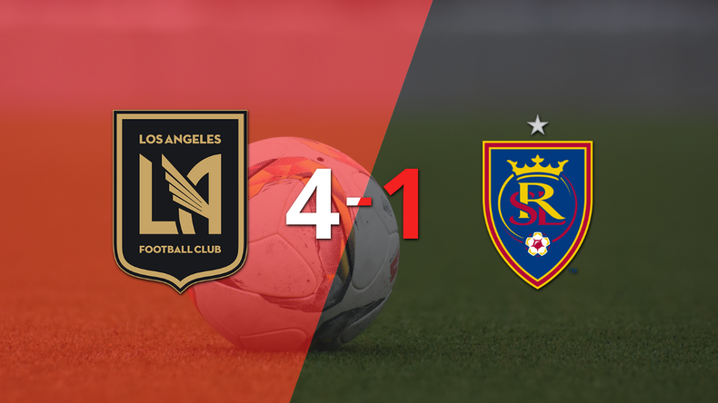 Los Angeles FC arrasó con una remontada y goleó 4-1 a Real Salt Lake