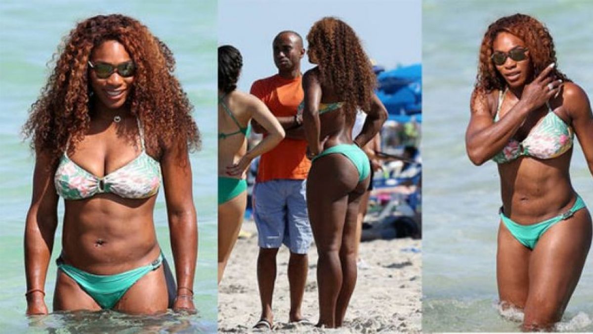 Sirena Serena (Williams): curvas de la cancha a la playa