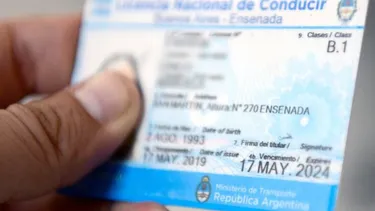 Licencia de conducir. 