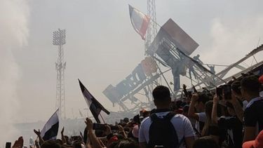 El trágico banderazo de hinchas de Colo Colo: hay heridos.&nbsp;