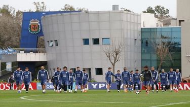 La selección armó su burbuja en el predio que la AFA posee en Ezeiza.