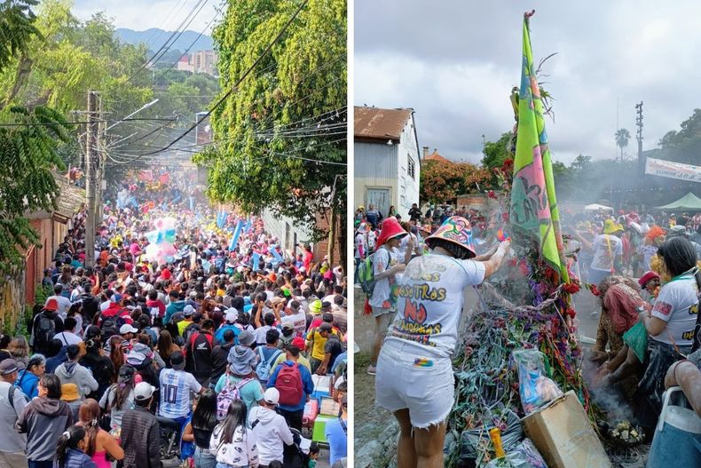 Comenzó el desentierro del carnaval de flores