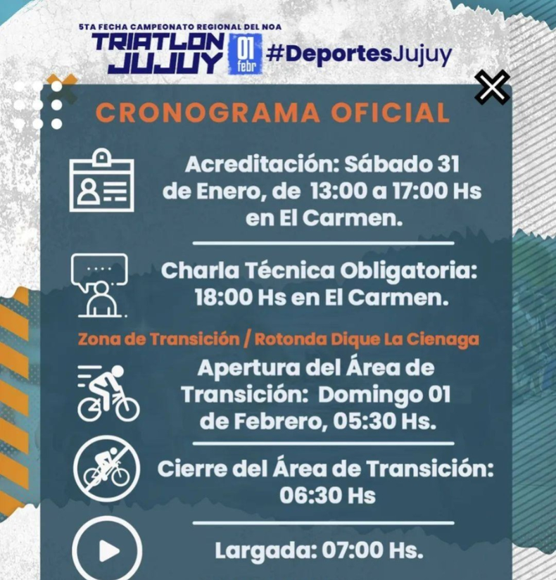 Triatl&oacute;n en Jujuy.