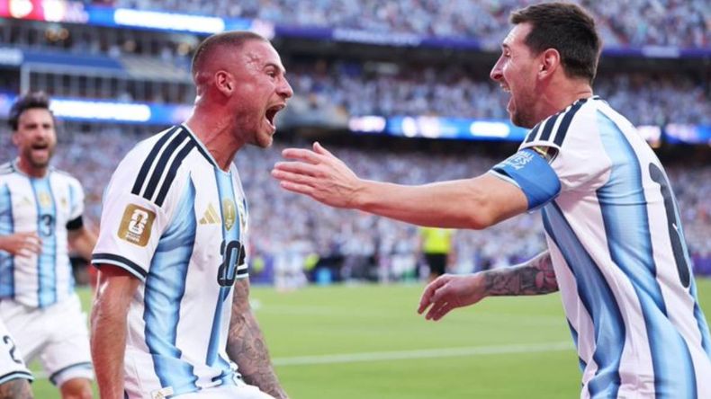 Argentina festejo gol
