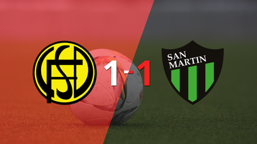 Reparto de puntos en el empate a uno entre Flandria y San Martín (SJ)