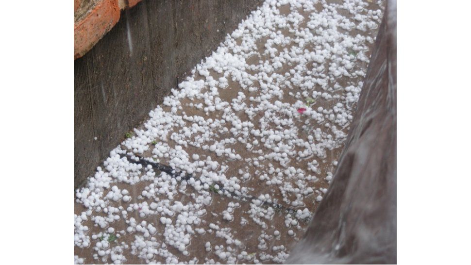 Fuerte granizada