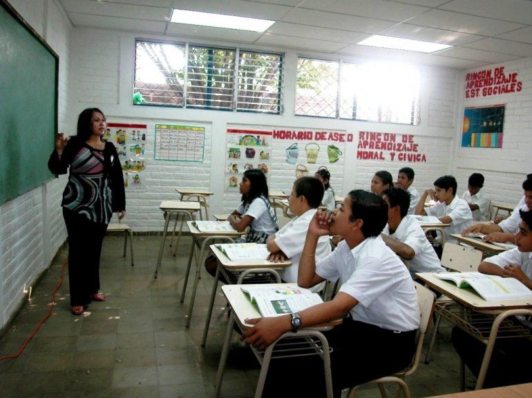 Alumnos en clase