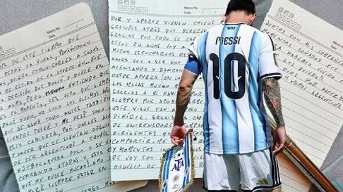 Todo Jujuy | Carta de Lionel messi