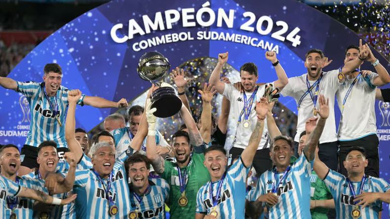 Racing goleó y es el nuevo campeón de la Copa Sudamericana