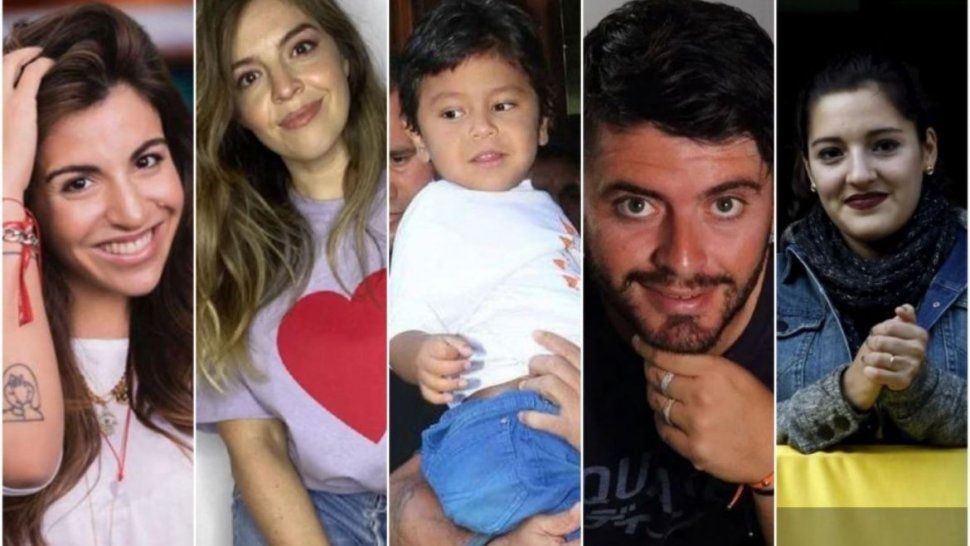 Los hijos reconocidos de Maradona.&nbsp;
