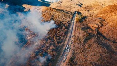 Incendio fuera de control en Catamarca.