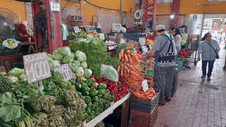 Precios de frutas y verduras en Jujuy.