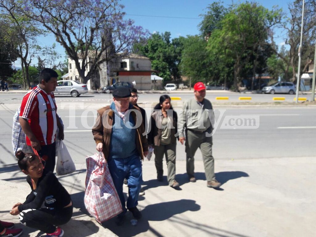 Raúl Noro ingresando al Penal
