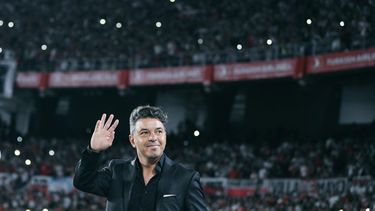 Gallardo ofreció un discurso en la Novena Cena Solidaria de la Fundación River.
