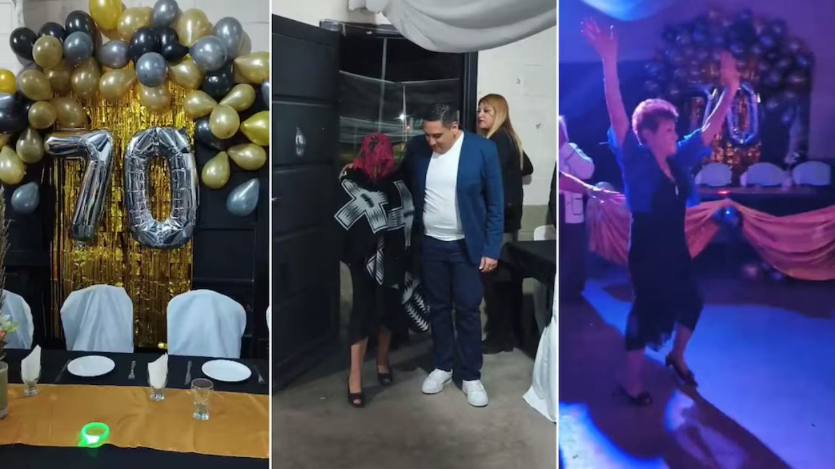 La mujer que celebró su séptimo aniversario de vida se transformó en el centro de todas las miradas.