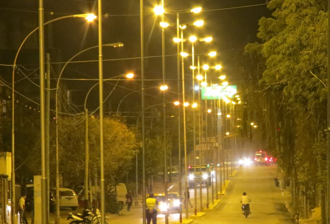 Iluminación en la Riobamb