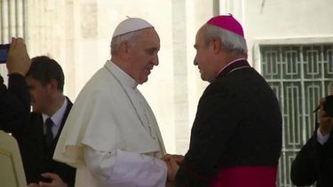 Cesar Fernándezcon el papa Francisco (Archivo) Cesar Fernándezcon el papa Francisco (Archivo)