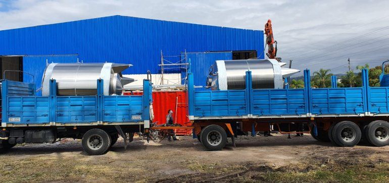 Planta Embotelladora De Agua Llegaron Los Equipos Para Terminar La Instalacion