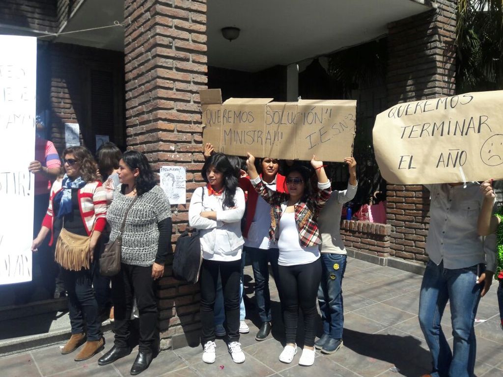 Reclamo de docentes