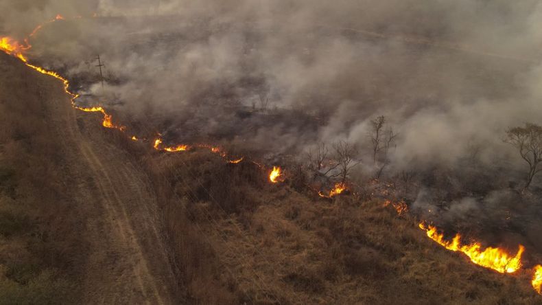 Imágenes que duelen: así se vieron los incendios en Jujuy el día 1° de agosto de 2025
