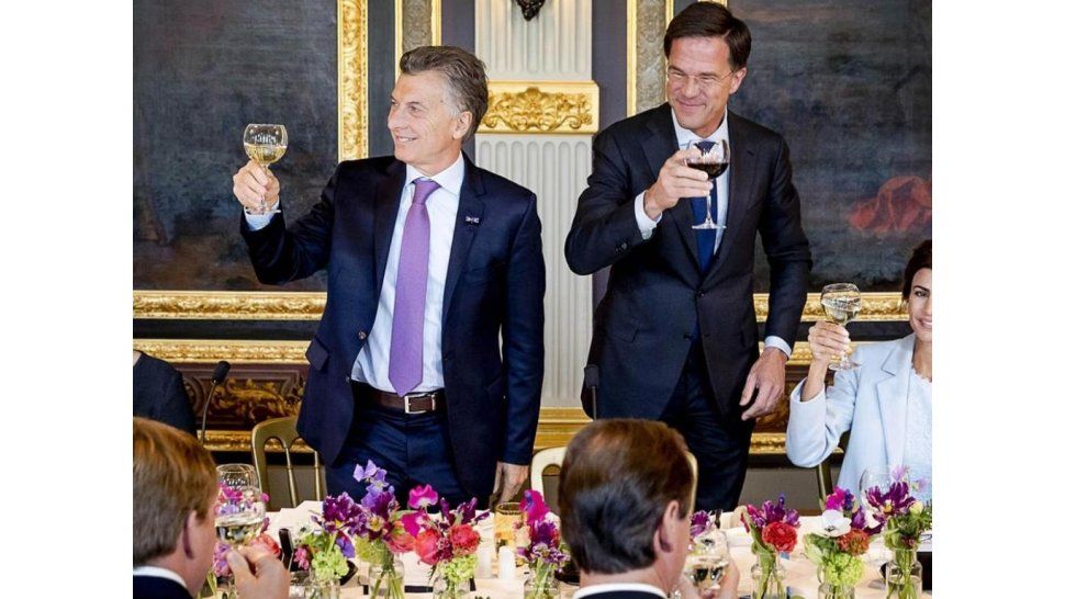 Macri en Holanda