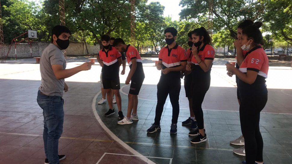 en san pedro comenzaron los juegos para los estudiantes de la promo 2020