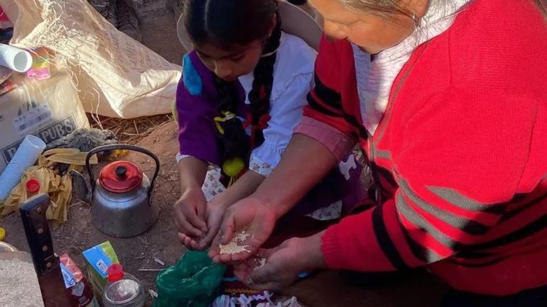 Bartenders del mundo le rindieron homenaje a la Pachamama en Tilcara (Foto La Nación)