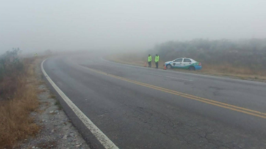 Neblina en la Cuesta de Bárcena (imagen ilustrativa). Neblina en la Cuesta de Bárcena (imagen ilustrativa).