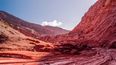 La Quebrada del Yeso se encuentra en el noroeste de la provincia de La Rioja.